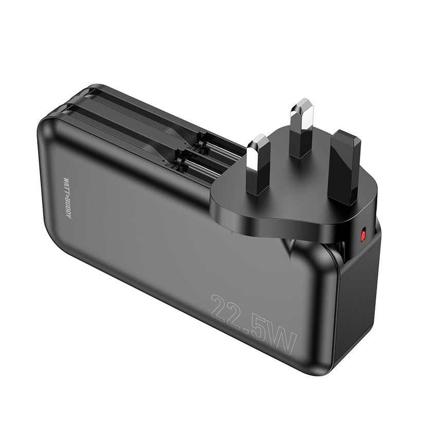 Watt Buddy 10000mAh Portable Power Bank - Fast Charging, Compact & Lightweight