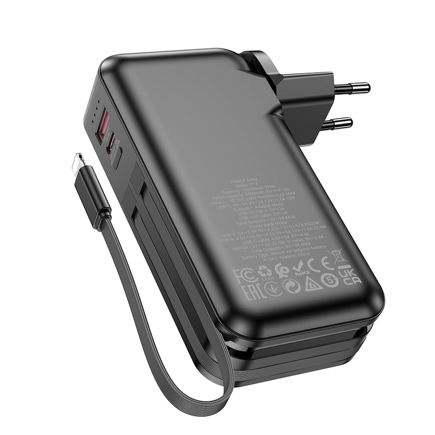 Watt Buddy 10000mAh Portable Power Bank - Fast Charging, Compact & Lightweight