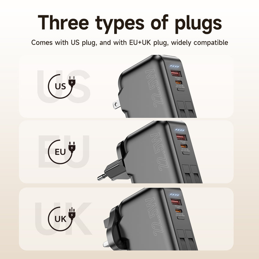 Watt Buddy 10000mAh Portable Power Bank - Fast Charging, Compact & Lightweight