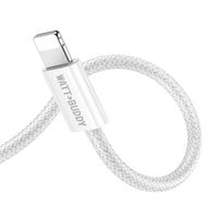Watt Buddy USB-C to Lightning Cable 1M - Fast Charging and Data Transfer