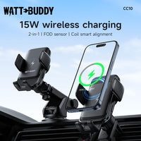 Watt Buddy Automatic Alignment Car Phone Holder with MagSafe – Wireless Charging, 360° Rotation, Fast Charging for iPhone & More