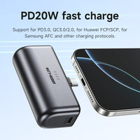 Watt Buddy 5000mAh Mini Power Bank - Compact, Fast Charging, Slim Design