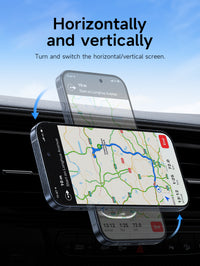 Watt Buddy Magnetic Car Phone Holder for Air Vent - Wireless Charging, Compact & Strong Magnet for iPhone 16 Pro Max, iPhone 15, Samsung & More