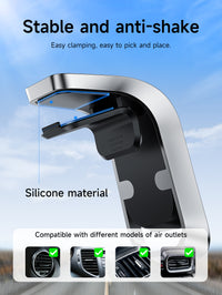 Watt Buddy Magnetic Car Phone Holder for Air Vent - Wireless Charging, Compact & Strong Magnet for iPhone 16 Pro Max, iPhone 15, Samsung & More