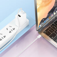 Watt Buddy 60W USB-C to USB-C Charging Cable (1m) – High-Speed Data Transfer, Fast Charging for iPhone, Samsung, MacBook & More – Durable Nylon Braided, 3A, 100W PD Supported