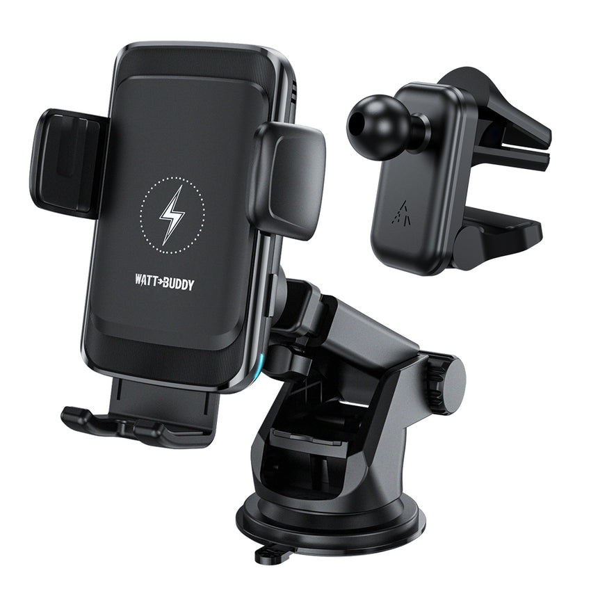 Watt Buddy Automatic Alignment Car Phone Holder with MagSafe – Wireless Charging, 360° Rotation, Fast Charging for iPhone & More