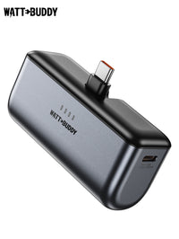 Watt Buddy 5000mAh Mini Power Bank - Compact, Fast Charging, Slim Design