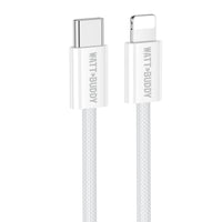 Watt Buddy USB-C to Lightning Cable 1M - Fast Charging and Data Transfer