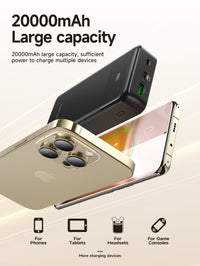 Watt Buddy 20000mAh Power Bank - Fast Charging, High-Capacity, Dual USB Ports
