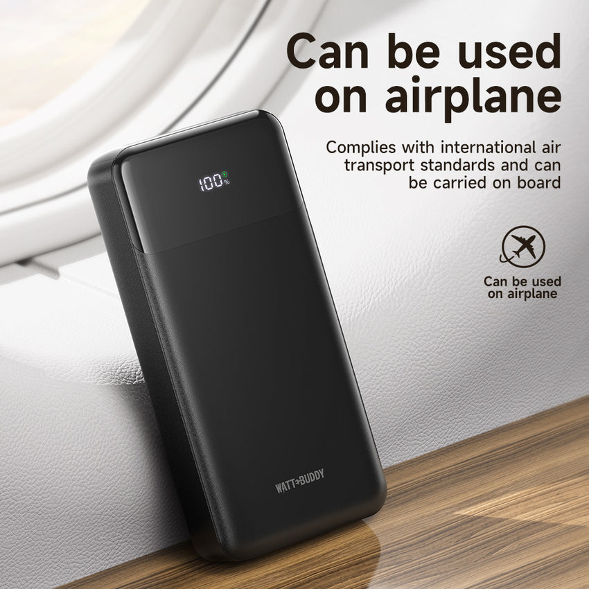 Watt Buddy 20000mAh Power Bank - Fast Charging, High-Capacity, Dual USB Ports