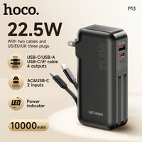 Watt Buddy 10000mAh Portable Power Bank - Fast Charging, Compact & Lightweight