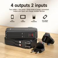 Watt Buddy 10000mAh Portable Power Bank - Fast Charging, Compact & Lightweight